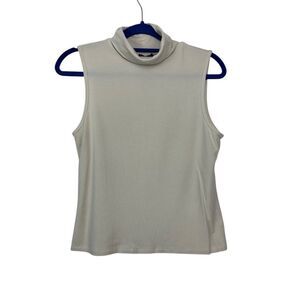 Theory Wendel Ribbed Sleeveless Turtleneck